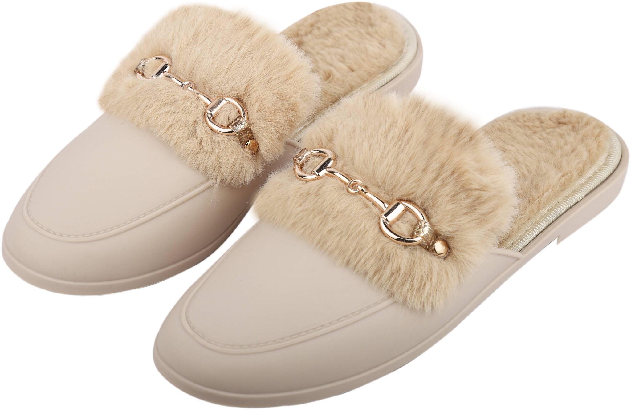 

IRSOE Women Beige Mules