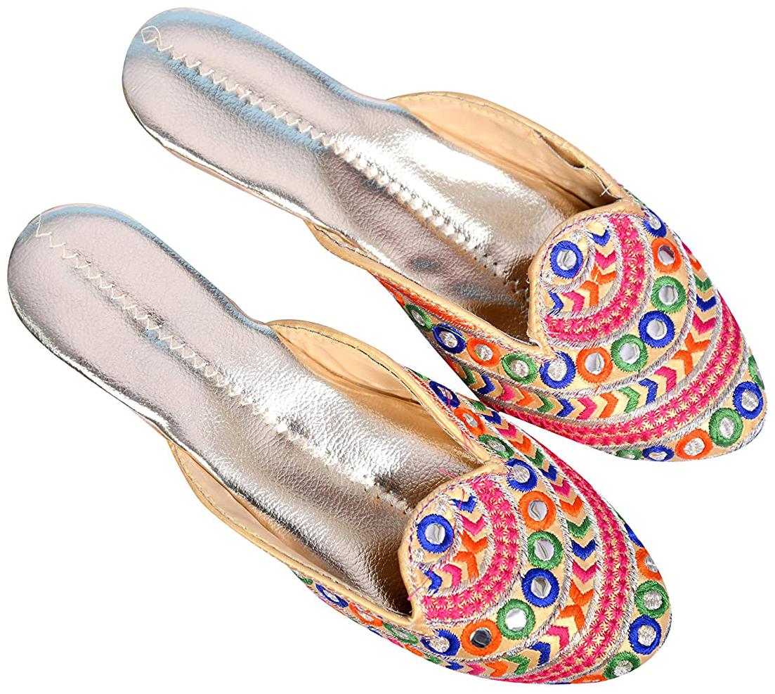 

RYAG Women Multi-Color Open Toe Flats