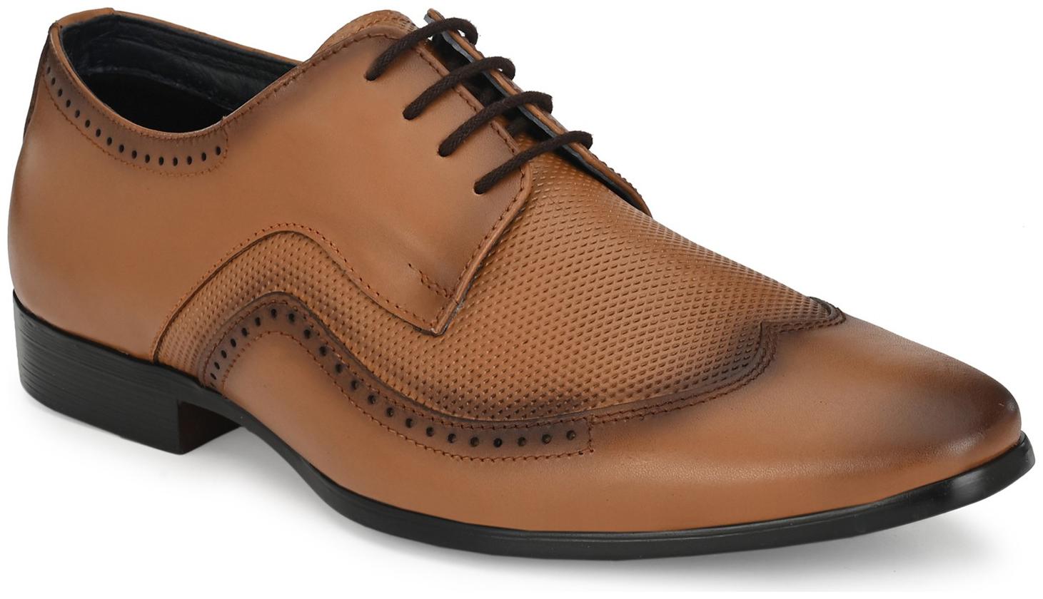 

JENJA Men Tan Derby Formal Shoes - V0791