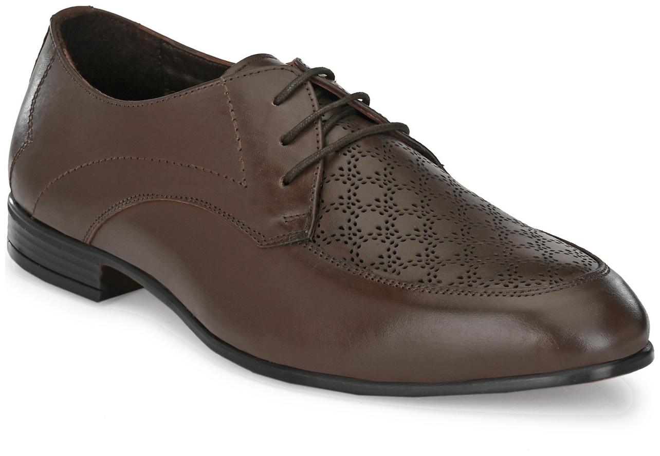 

JENJA Men Brown Derby Formal Shoes - V0793