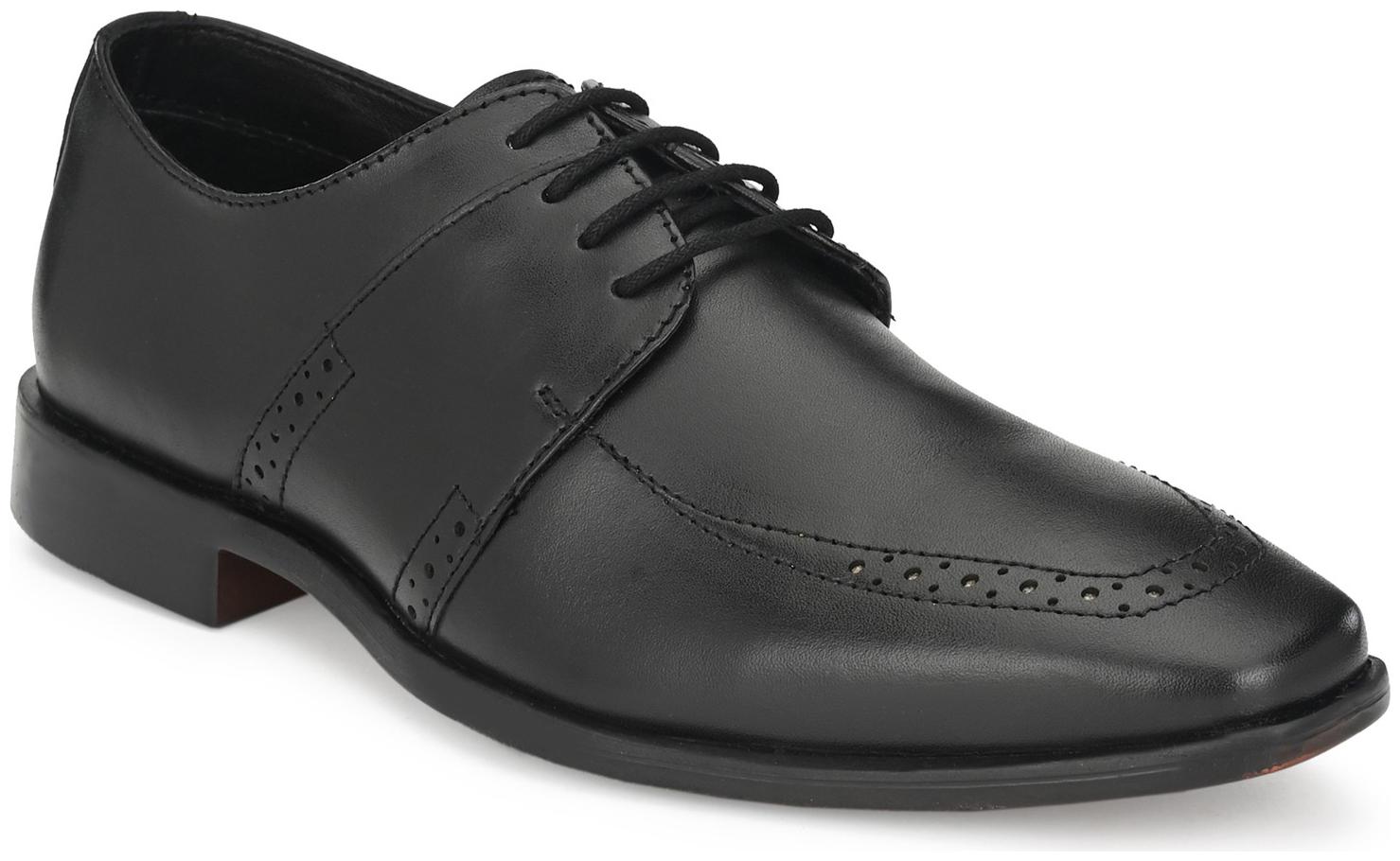 

JENJA Men Black Derby Formal Shoes - V0787