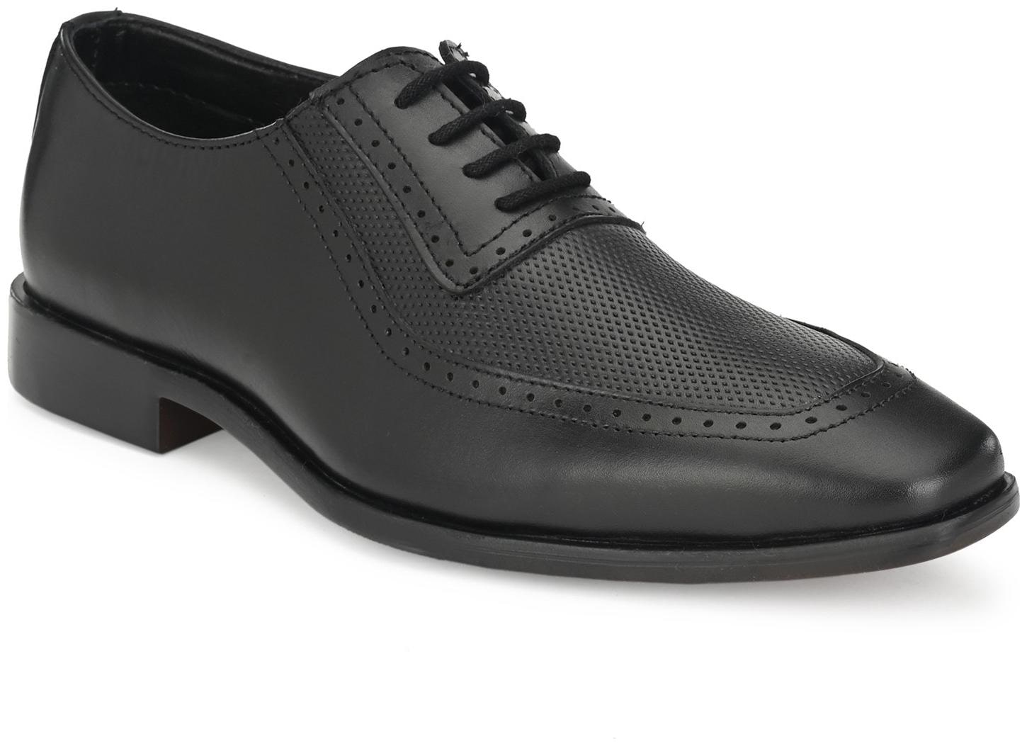 

JENJA Men Black Derby Formal Shoes - V0788