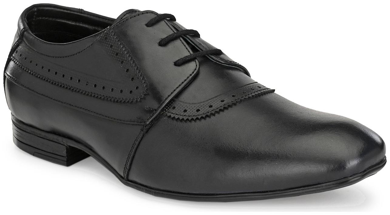 

JENJA Men Black Derby Formal Shoes - V0798