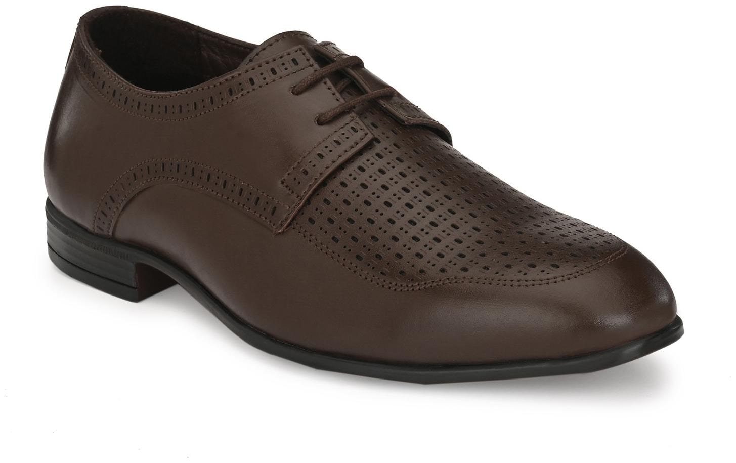 

JENJA Men Brown Derby Formal Shoes - V0794