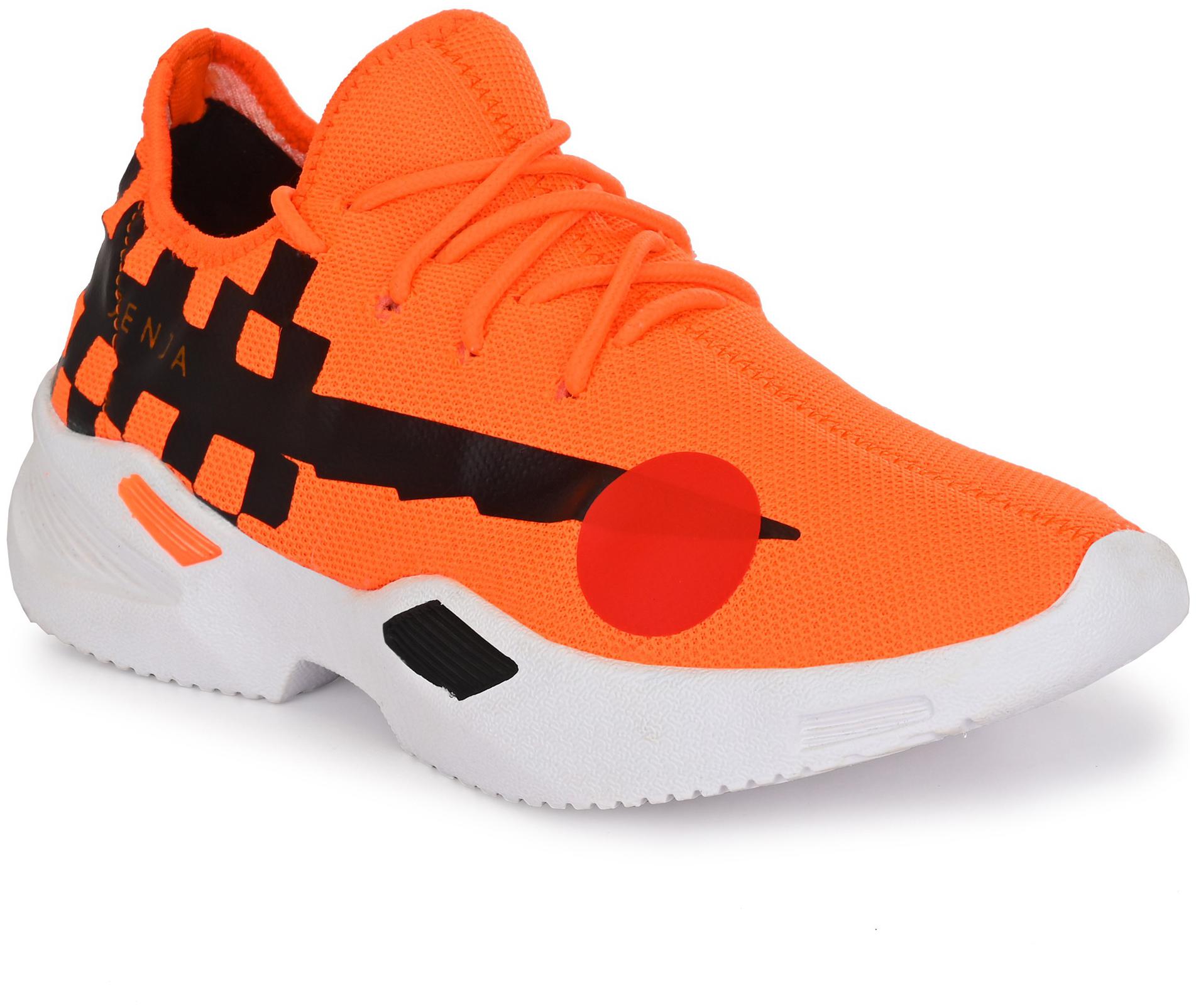 

JENJA Men Walking Shoes ( Orange )
