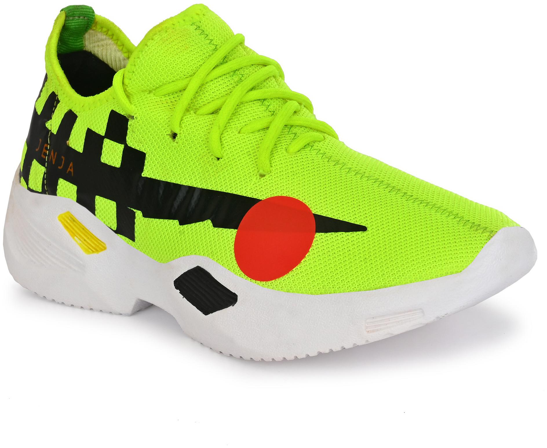 

JENJA Men Walking Shoes ( Green )