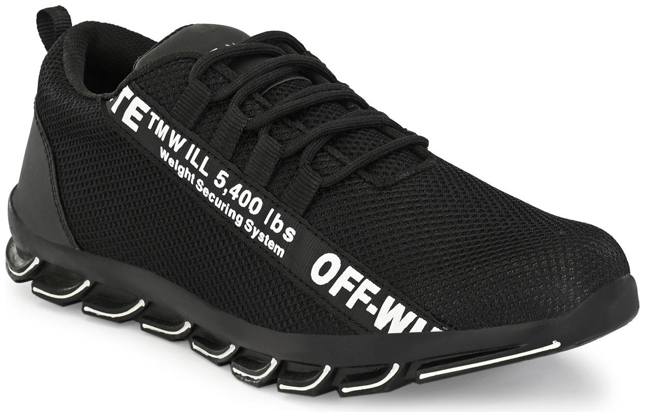 

JENJA Men Walking Shoes ( Black )