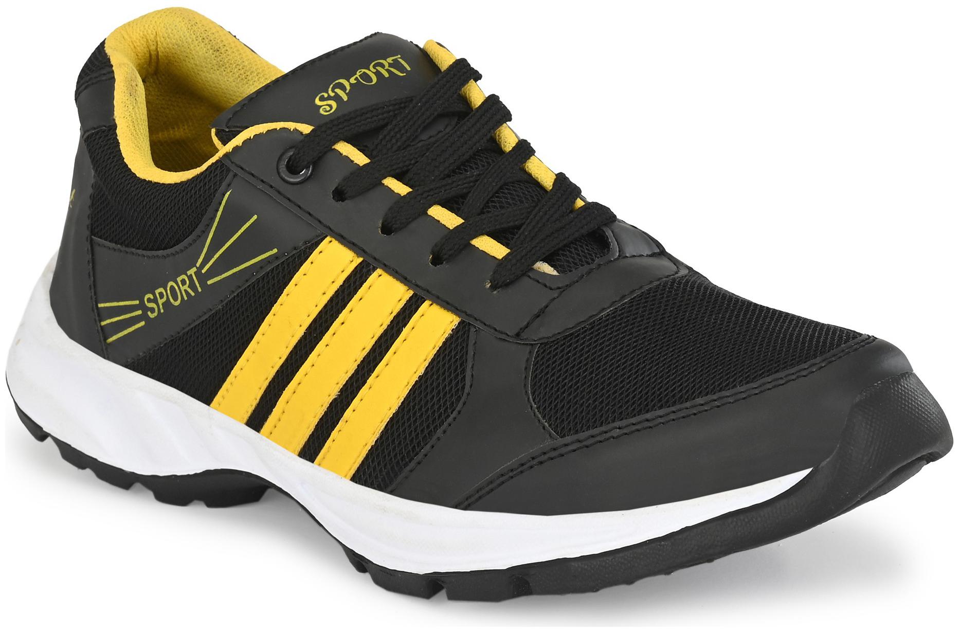 

JENJA Men Walking Shoes ( Black )