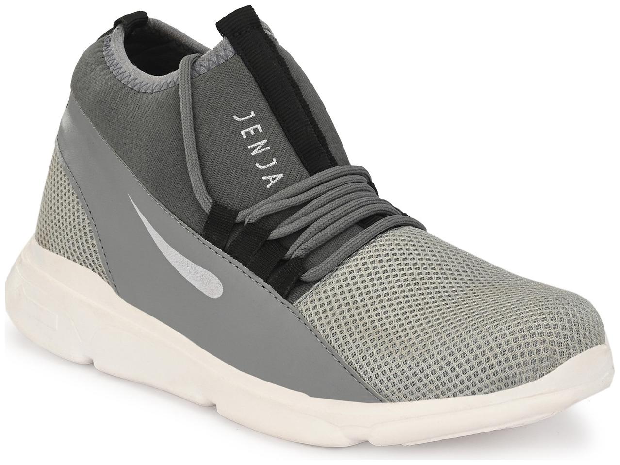 

JENJA Men Walking Shoes ( Grey )