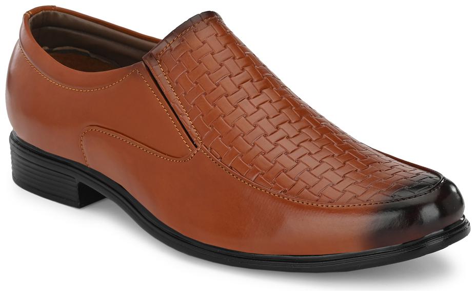 

John Karsun Men Tan Slip-On Formal Shoes - 2211-TAN