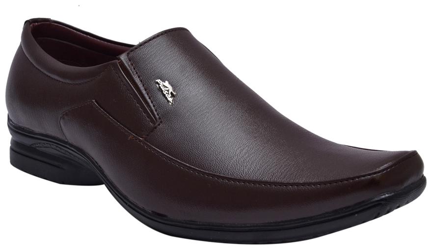 

John Karsun Men Brown Slip-On Formal Shoes - 302-BROWN