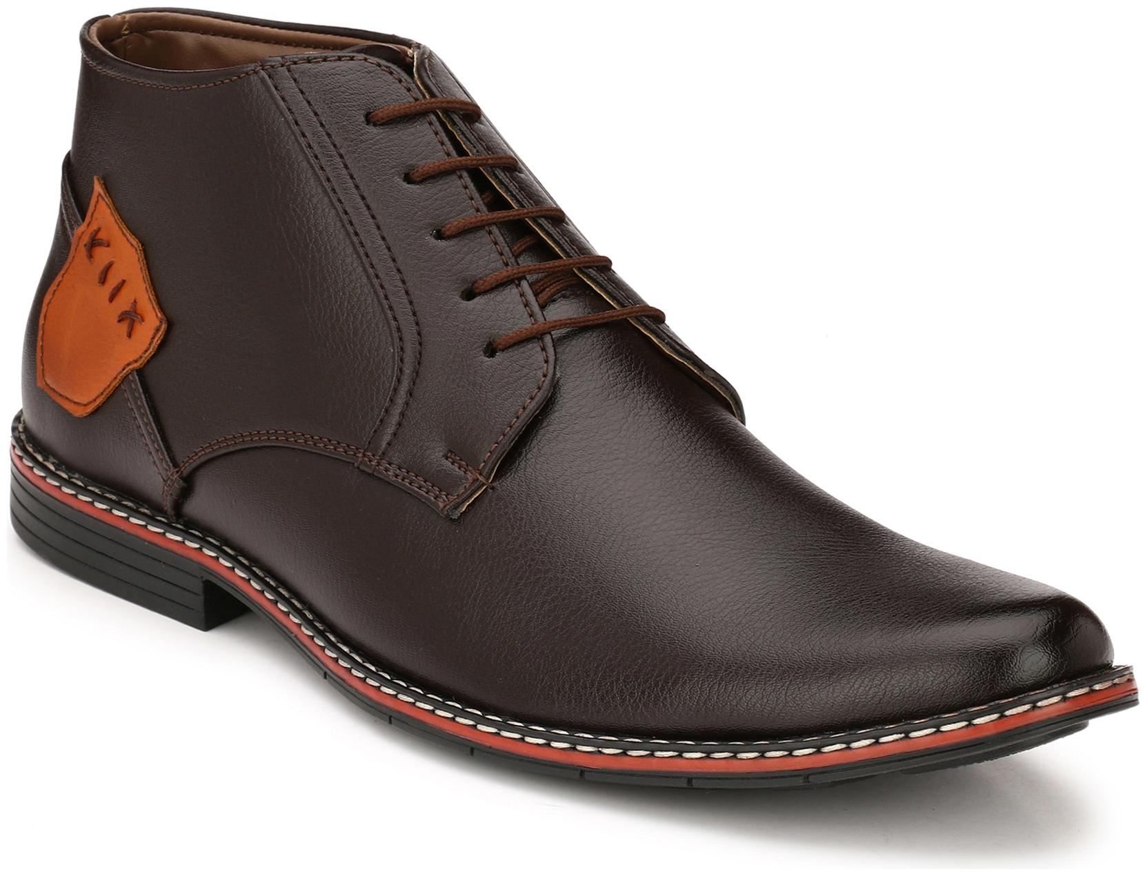 

John Karsun Men Black Derby Formal Shoes - 2121-BROWN