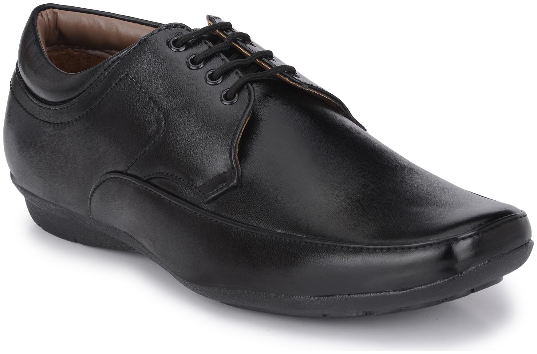 

John Karsun Men Black Derby Formal Shoes - 3204-BLACK