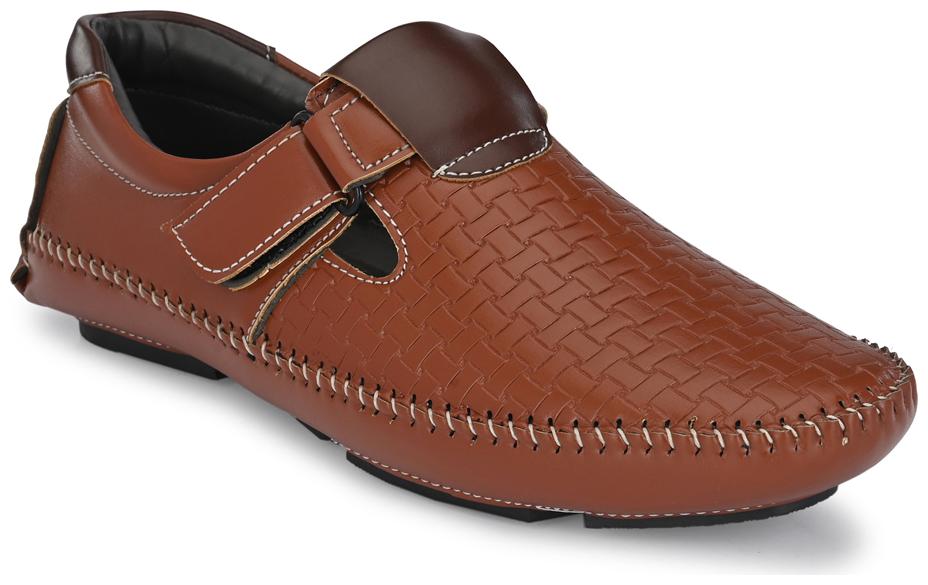 

John Karsun Men Tan Shoe-Style Sandals