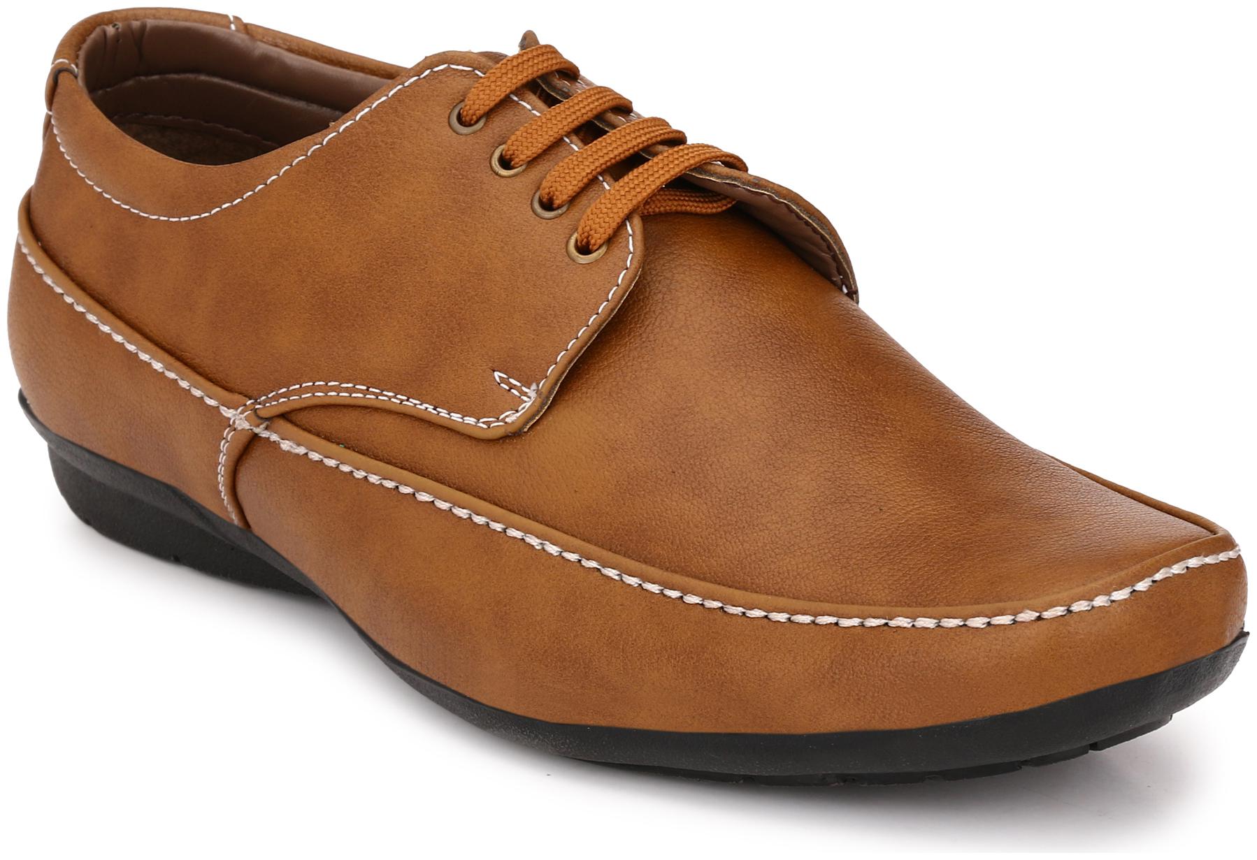

John Karsun Men Tan Derby Formal Shoes - 3201-TAN