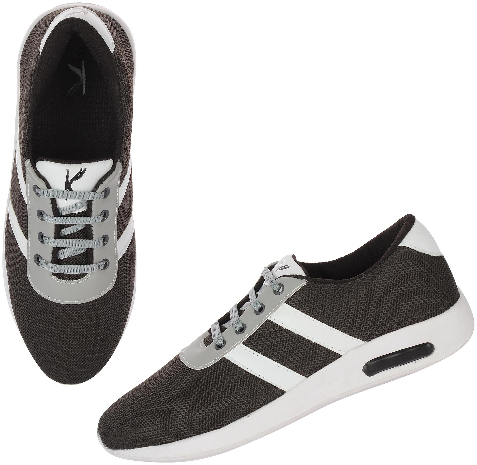 

KANEGGYE Men Running Shoes ( Grey )