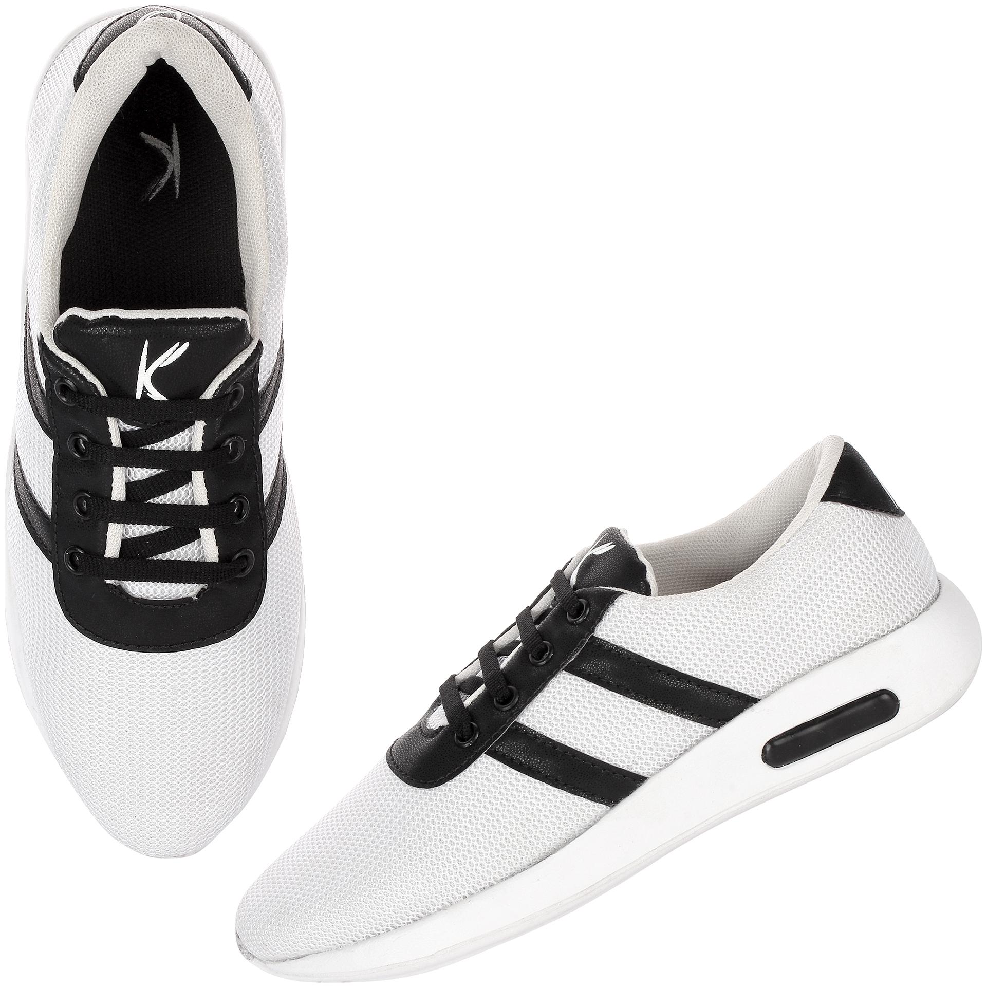 

KANEGGYE Men Running Shoes ( White )