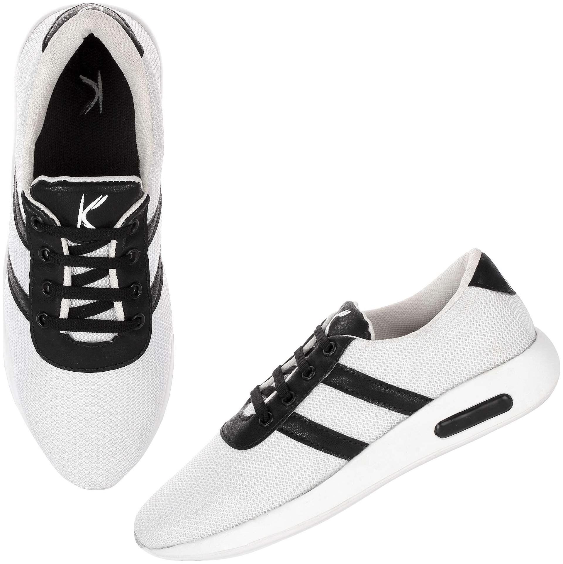 

KANEGGYE Men Running Shoes ( White )