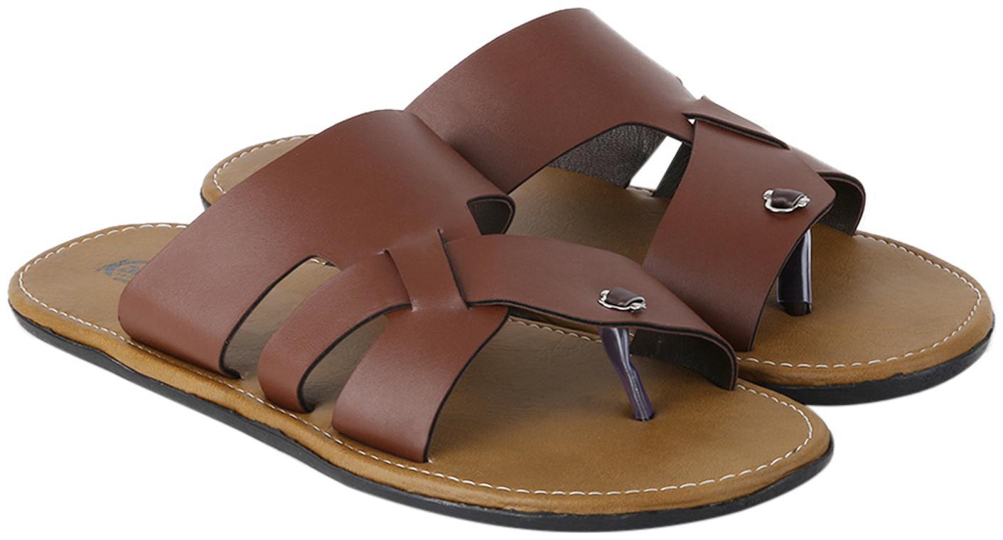 

KANEGGYE Men Brown Flip-Flops - 1 Pair