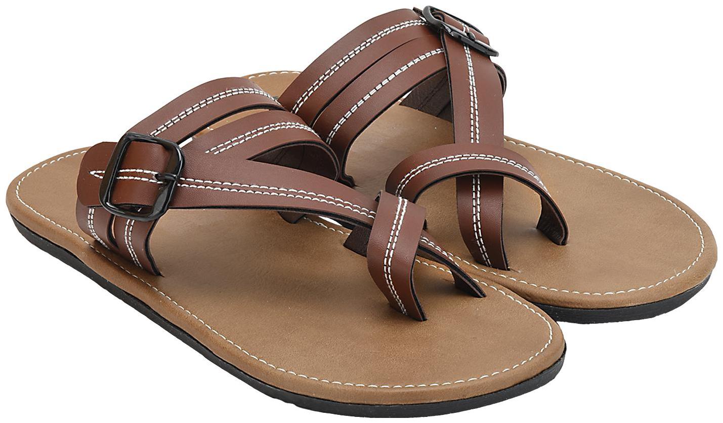 

KANEGGYE Men Brown Flip-Flops - 1 Pair