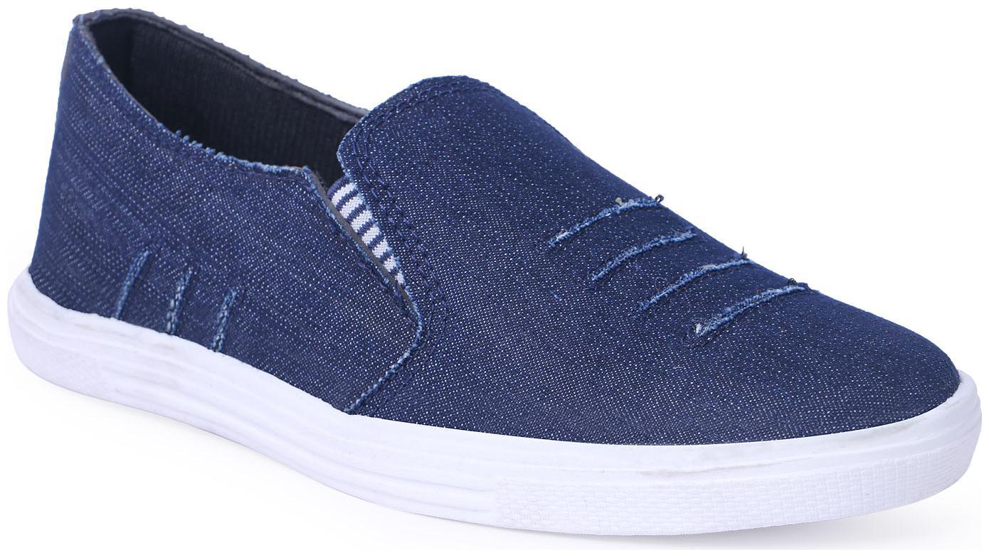 

Kaneggye men s blue loafers shoes 9