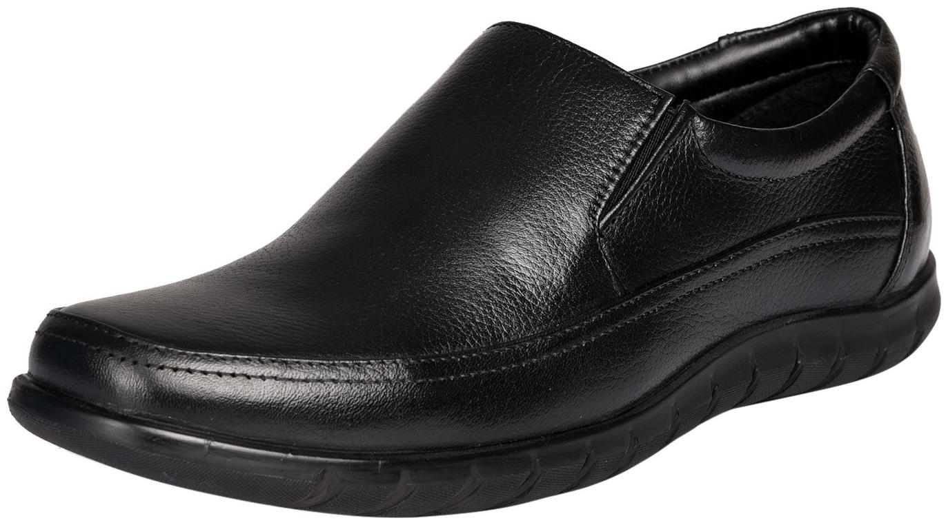 

Kanprom Men Black Slip-On Formal Shoes