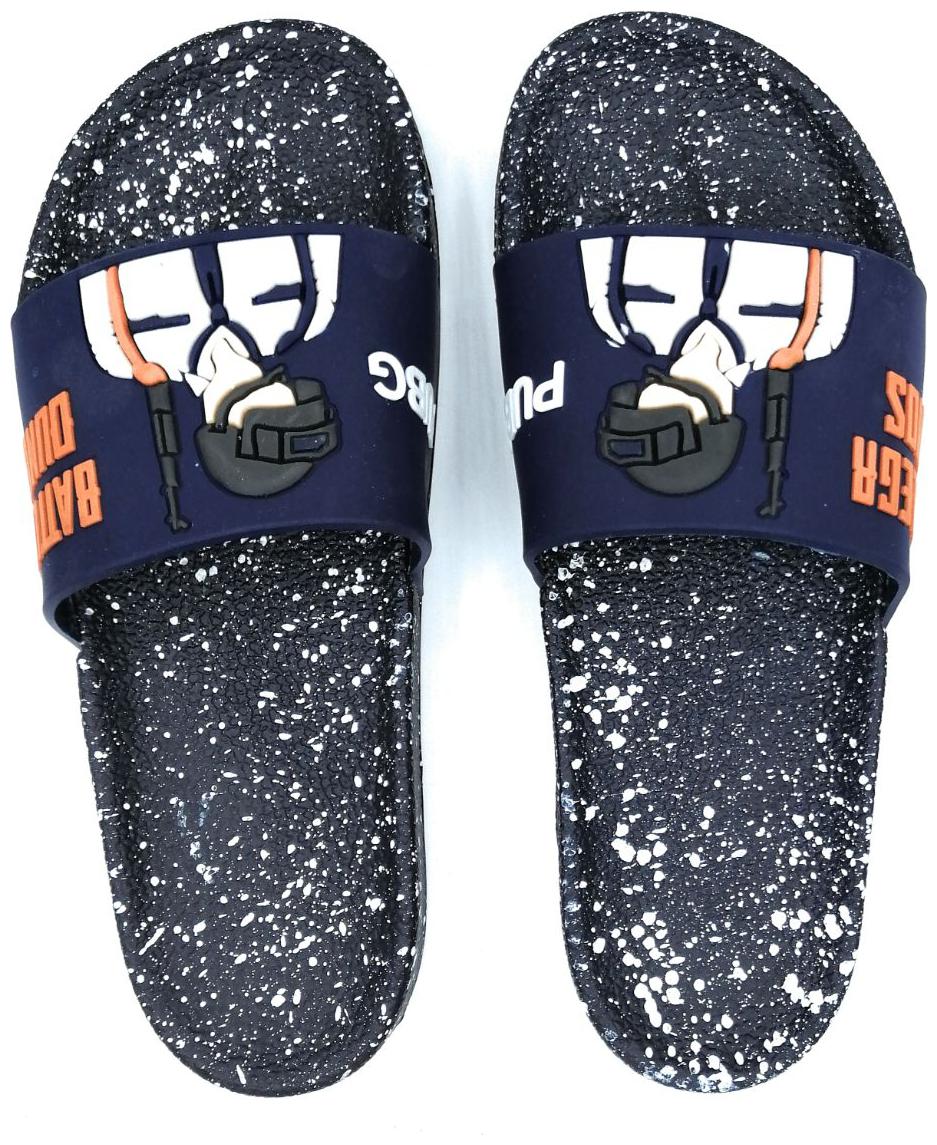 

KAPANI FASHION Men Blue Sliders - 1 Pair