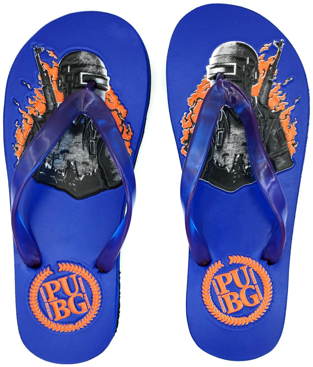 

KAPANI FASHION Men Blue Sliders - 1 Pair