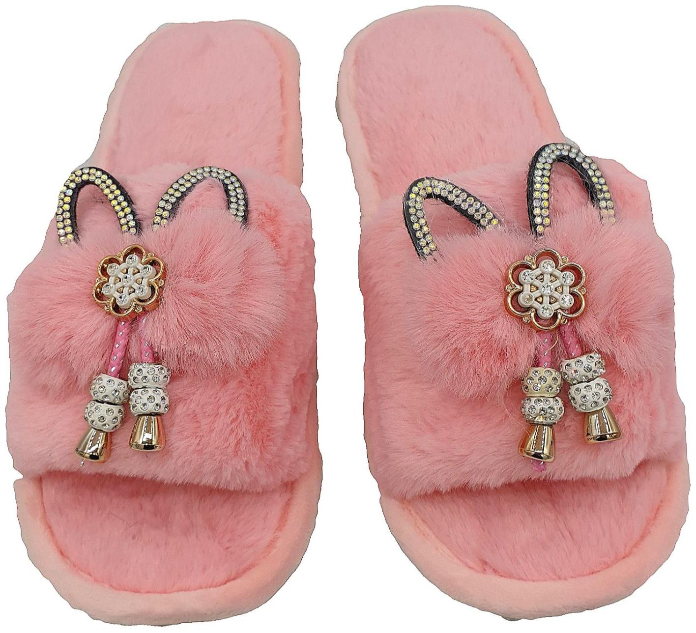 

KAPANI FASHION Women Pink Mules