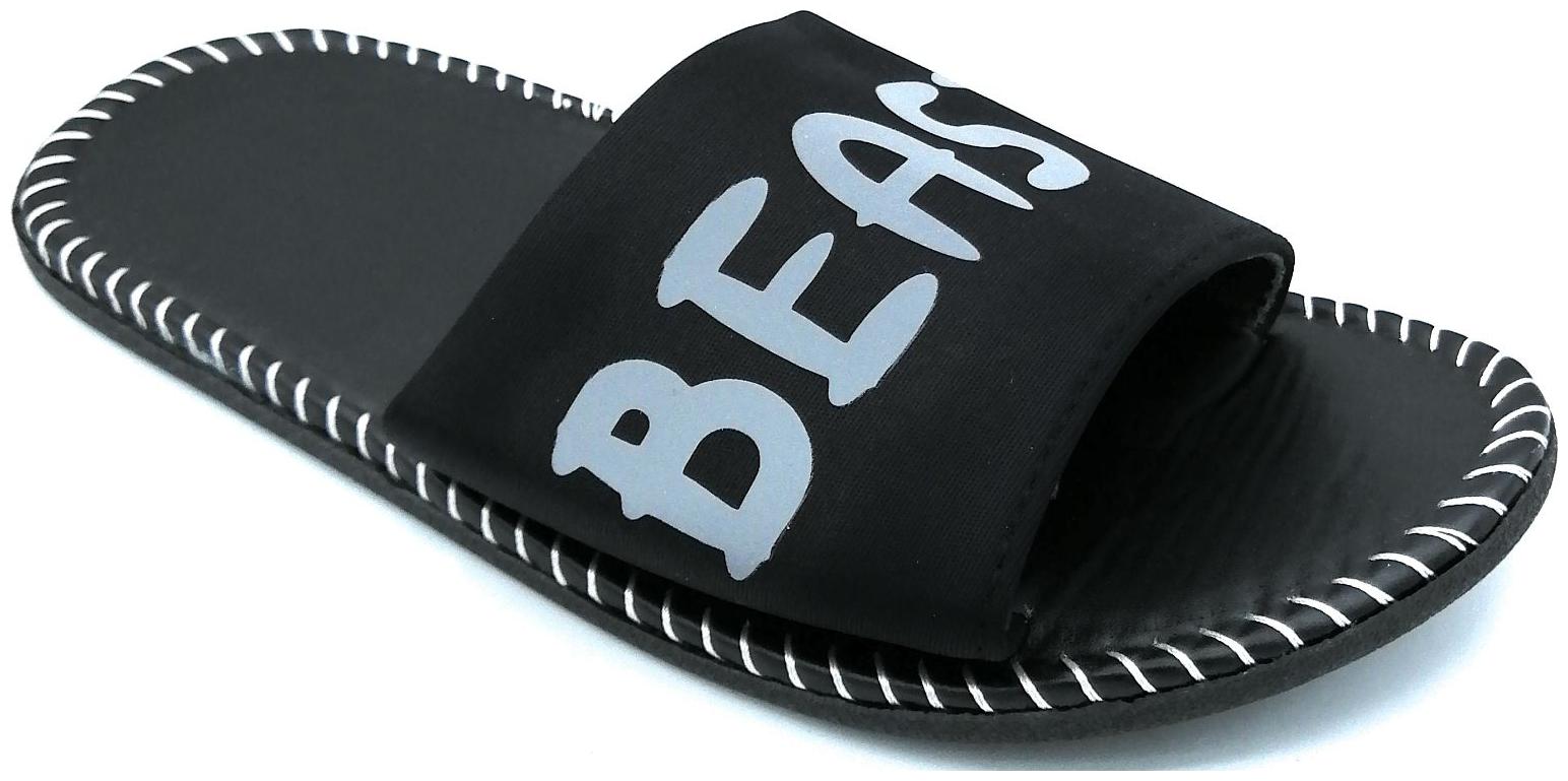 

KAPANI FASHION Men Black Sliders - 1 Pair