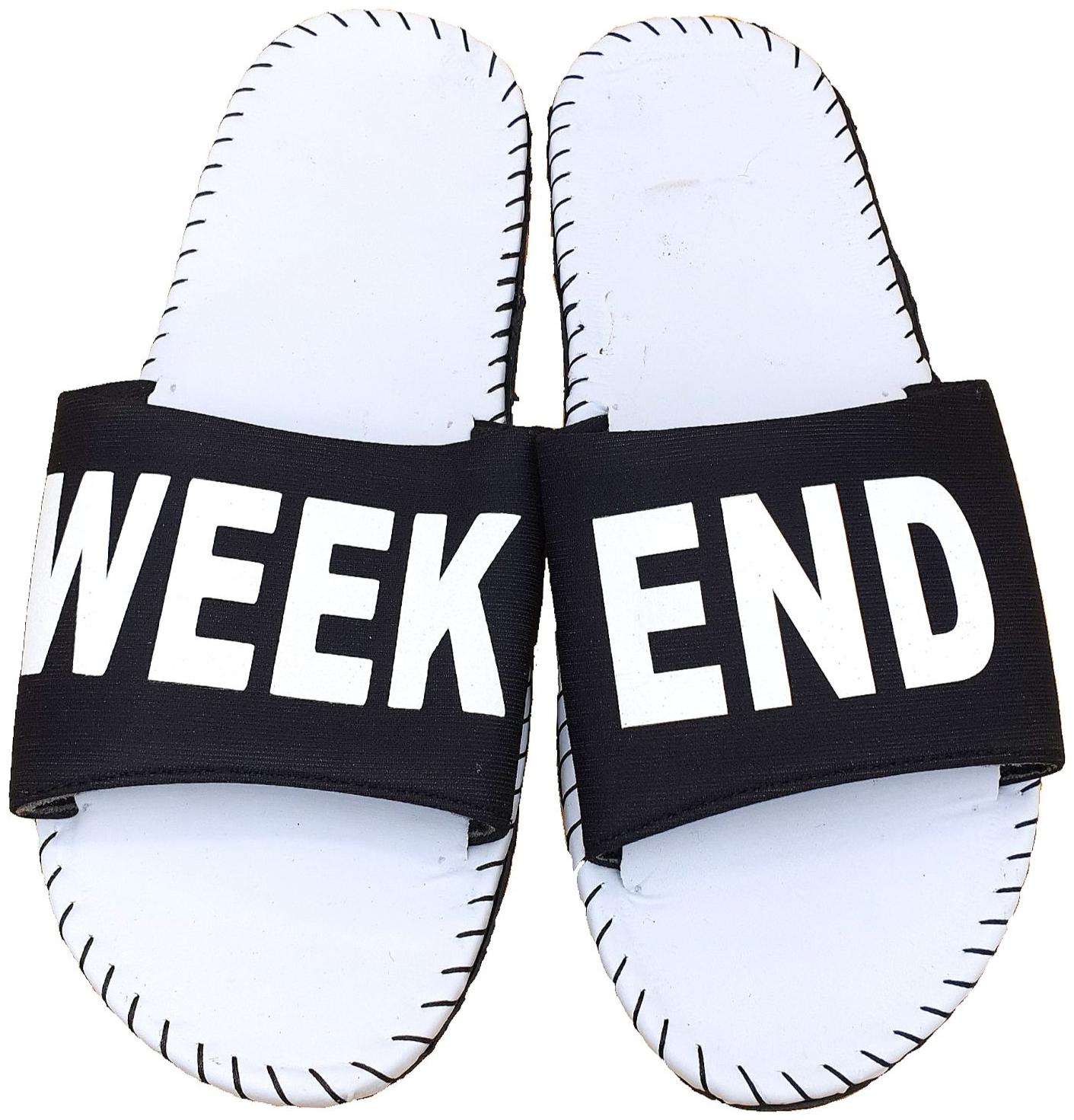 

KAPANI FASHION Men White Flip-Flops - 1 Pair