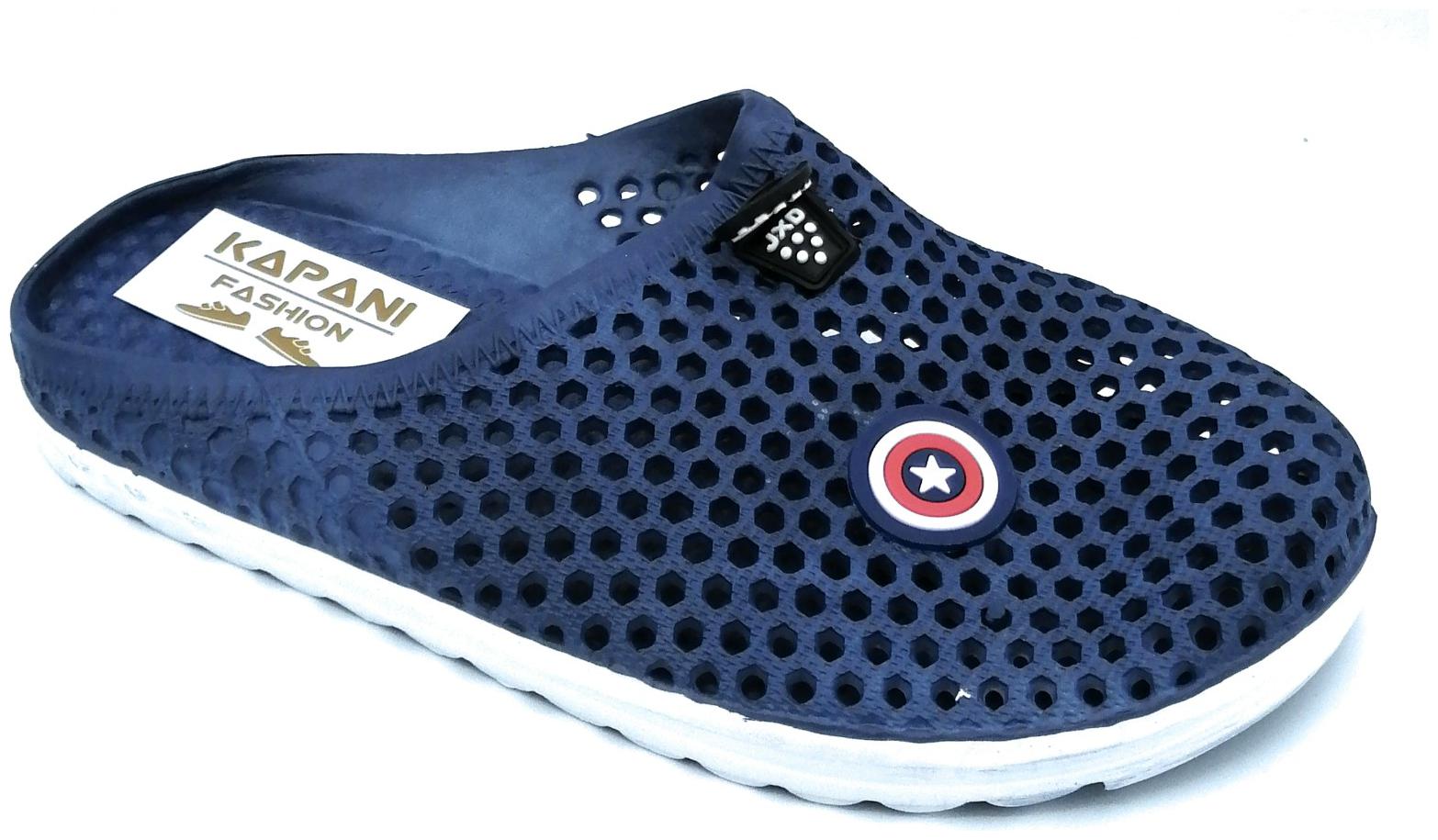 

KAPANI FASHION Men Blue Sliders - 1 Pair
