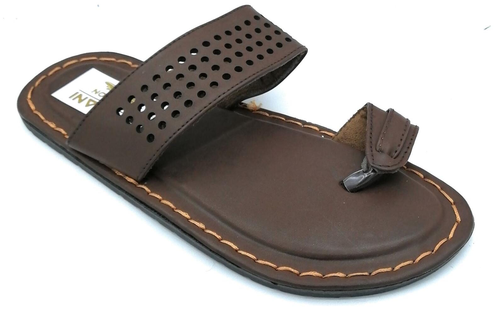 

KAPANI FASHION Men Brown Sliders - 1 Pair