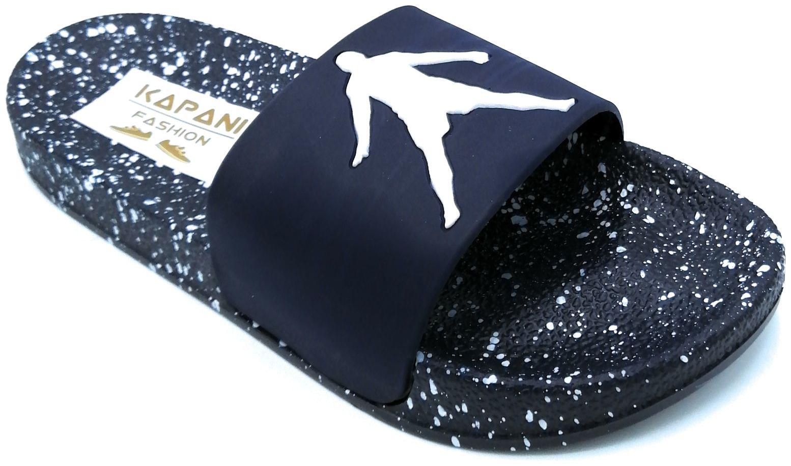 

KAPANI FASHION Men Blue Sliders - 1 Pair
