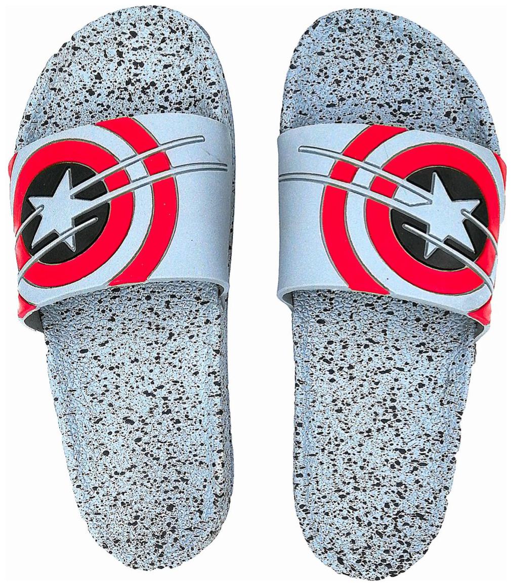 

KAPANI FASHION Men Grey Sliders - 1 Pair