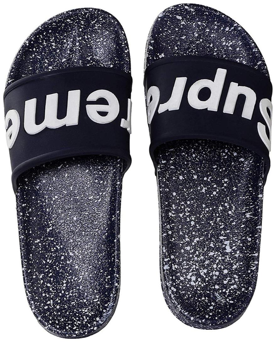 

KAPANI FASHION Men Blue Sliders - 1 Pair