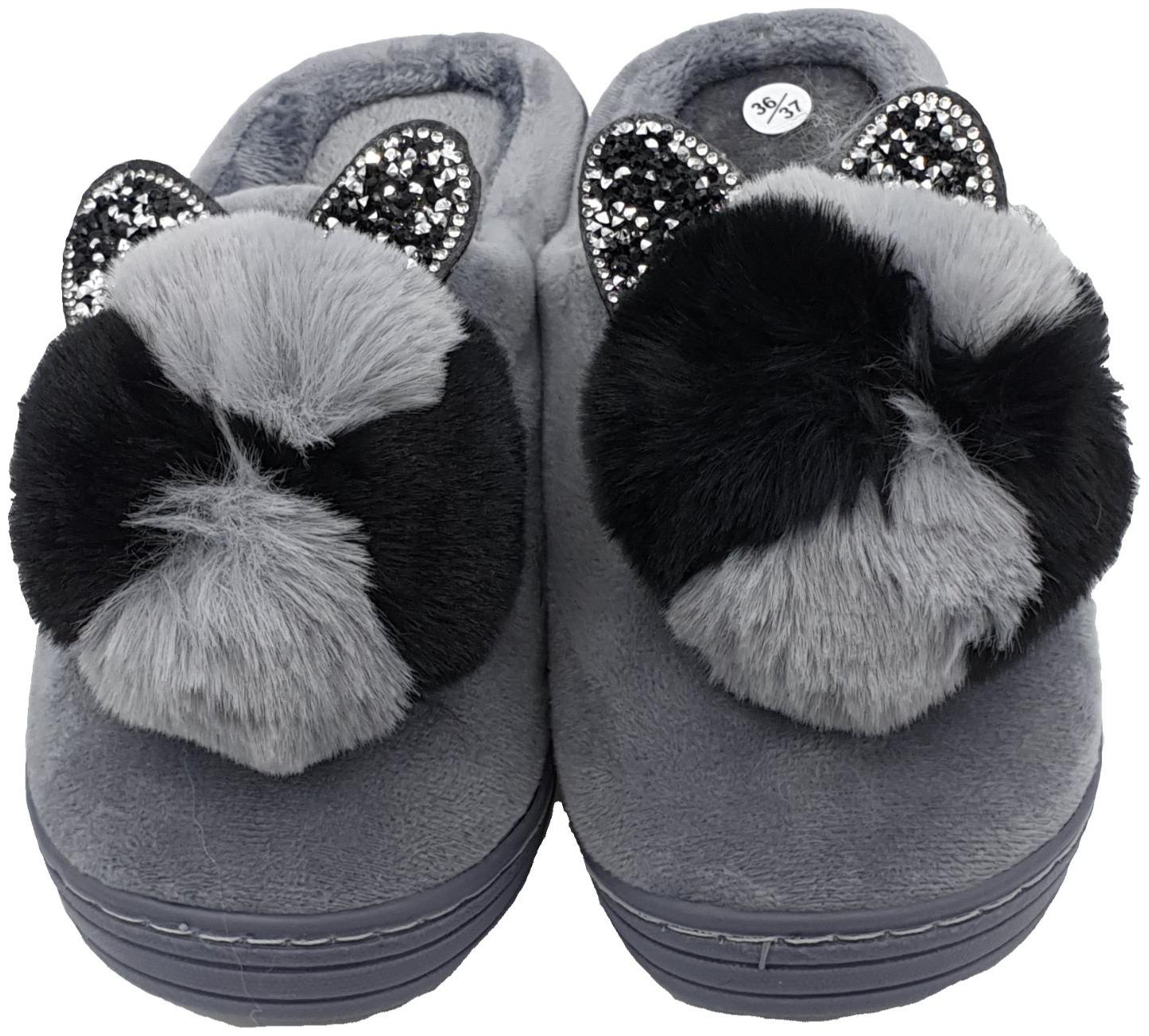 

KAPANI FASHION Women Grey Mules