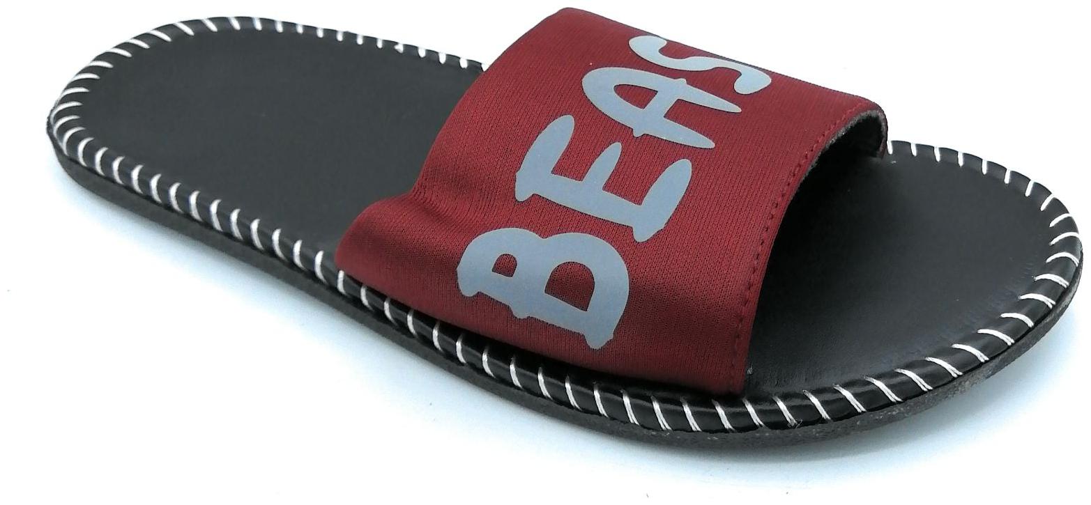 

KAPANI FASHION Men Red Sliders - 1 Pair