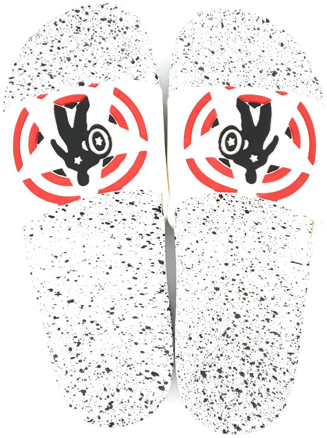 

KAPANI FASHION Men White Sliders - 1 Pair