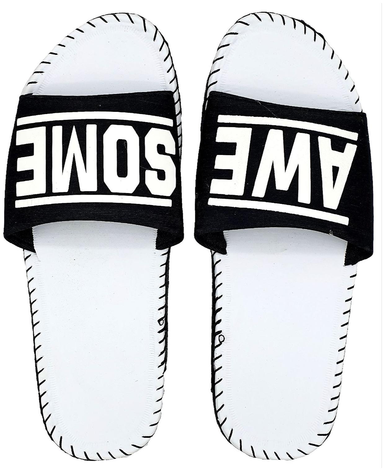 

KAPANI FASHION Men White Flip-Flops - 1 Pair