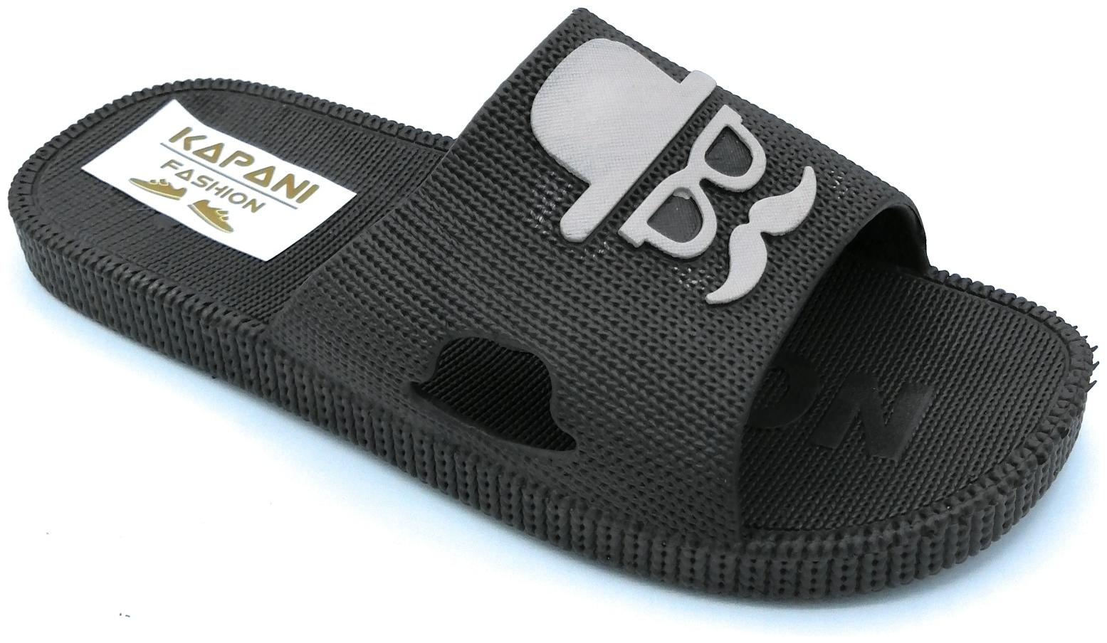 

KAPANI FASHION Men Brown Sliders - 1 Pair