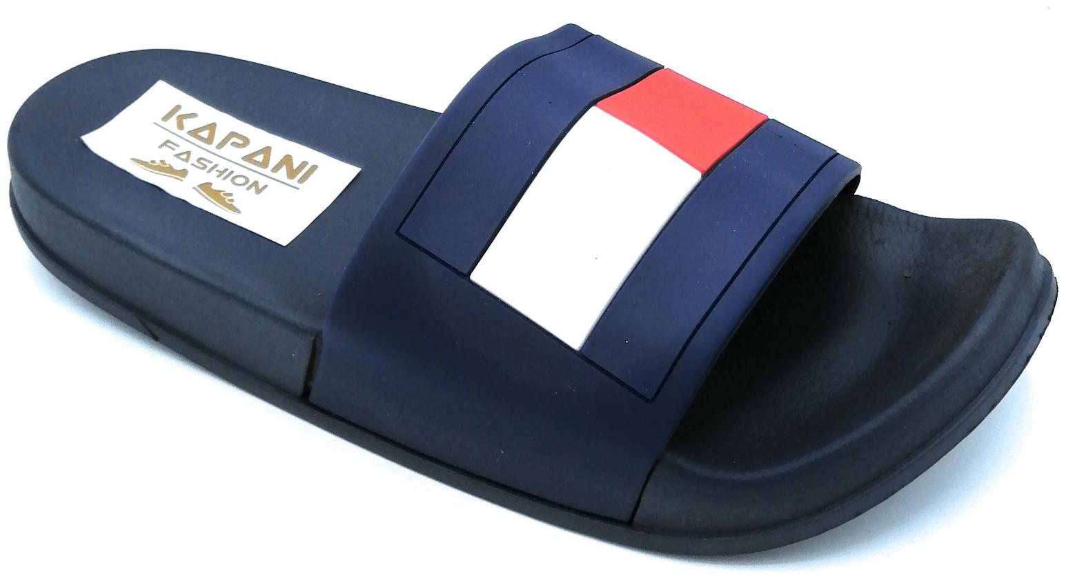 

KAPANI FASHION Men Blue Sliders - 1 Pair