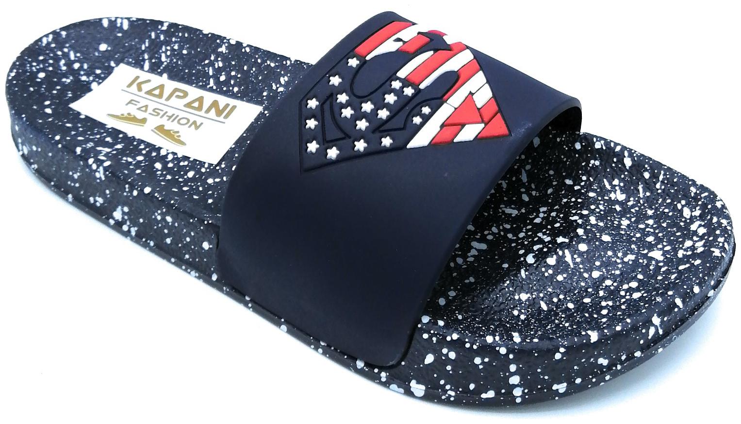 

KAPANI FASHION Men Blue Sliders - 1 Pair