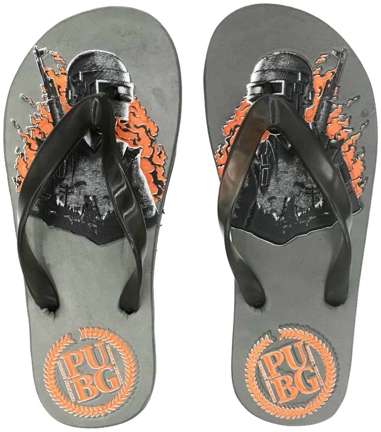 

KAPANI FASHION Men Grey Sliders - 1 Pair