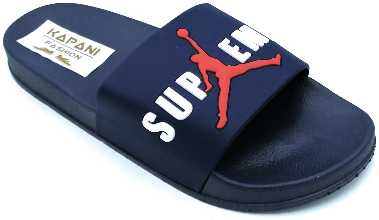 

KAPANI FASHION Men Blue Sliders - 1 Pair