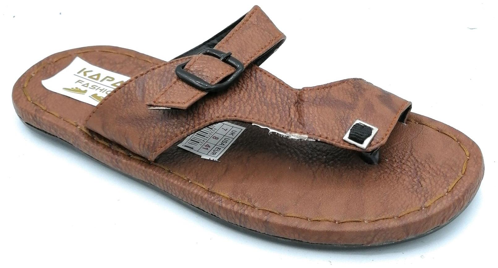

KAPANI FASHION Men Brown Sliders - 1 Pair