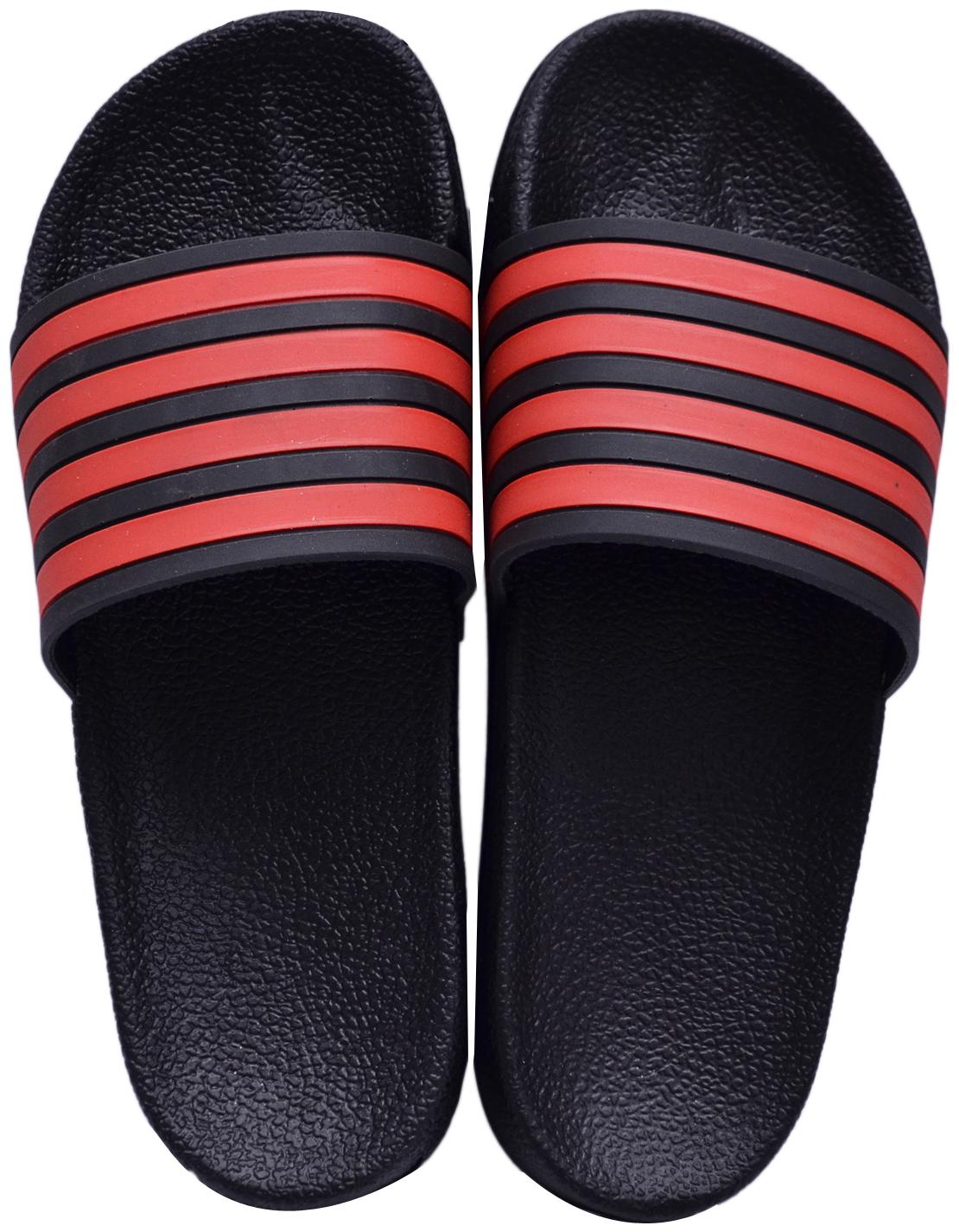 

KAVYA Men Stripped Slide Slider Slippers (Pack of 1)