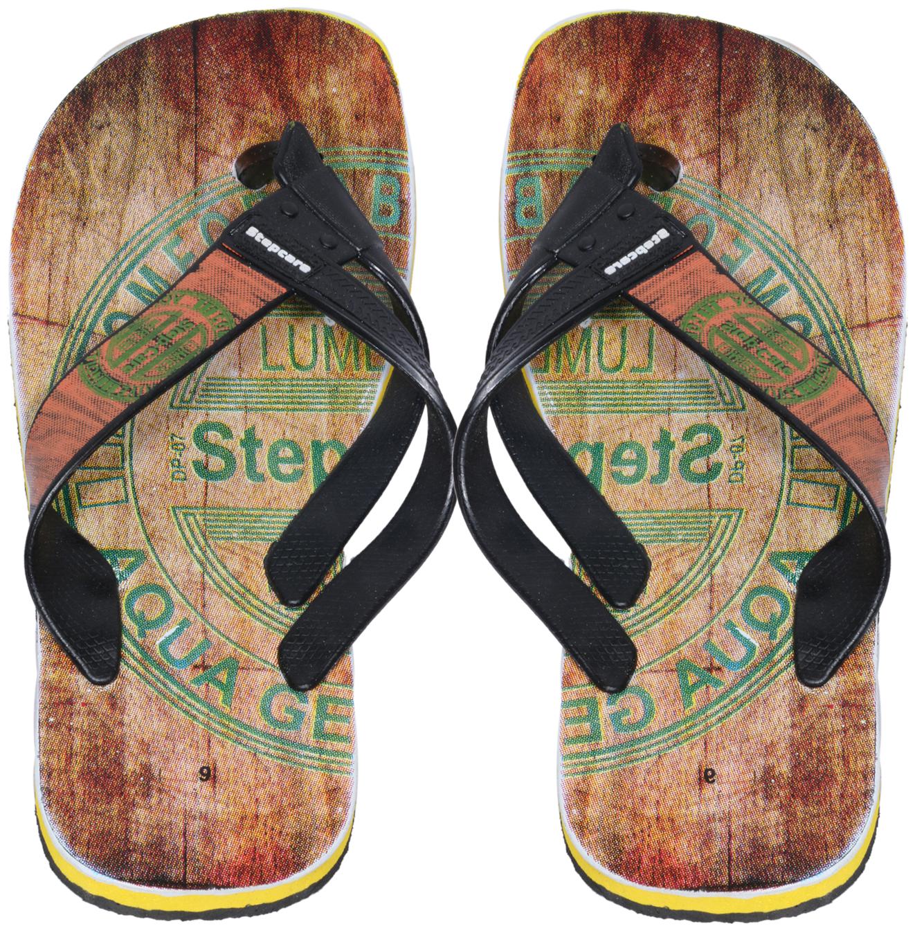 

KAVYA Men Step Care Flip Flop House Slipper and Hawaai Chappal-(Pack of 1)