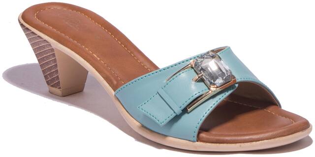 Khadim's High Heels For Women ( Blue ) 1 Pair