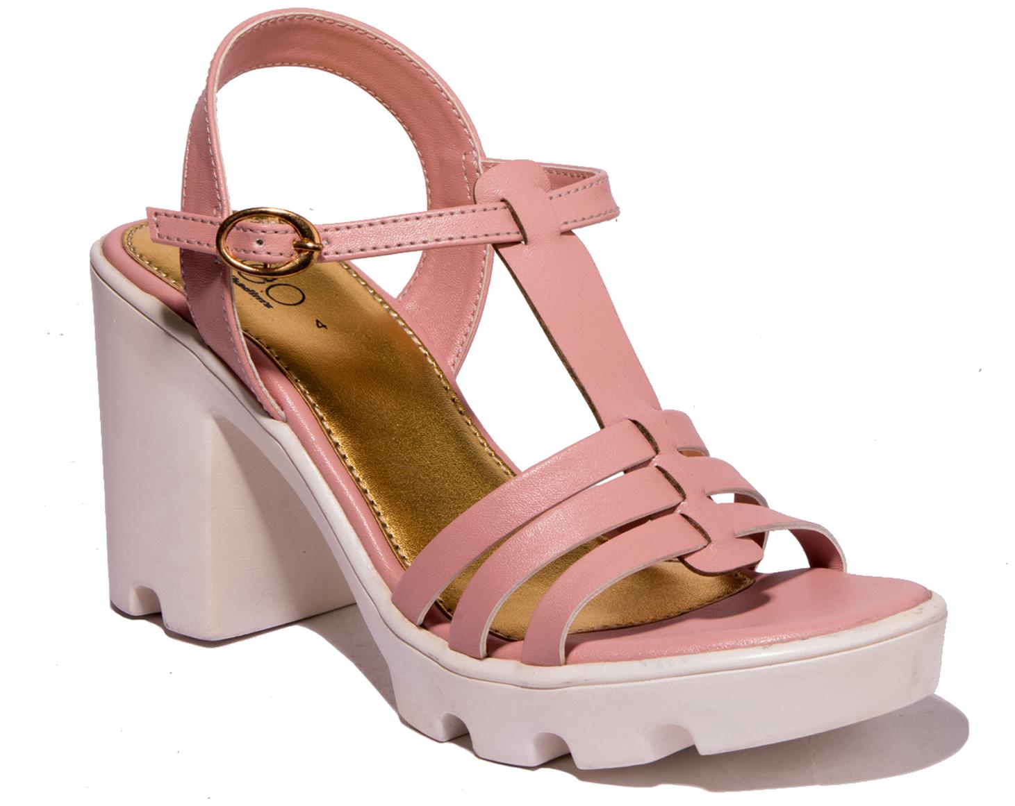 

Khadim Cleo Women Pink Casual Heel Sandal